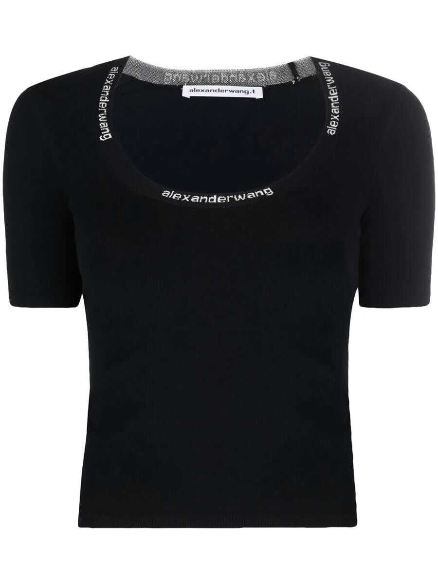 Alexander Wang ALEXANDER WANG LOGO T-SHIRT BLACK