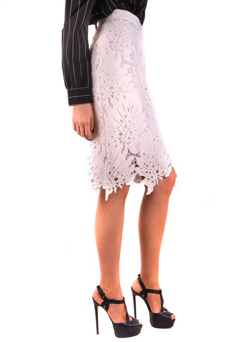Fuste MSGM Msgm Skirts WHITE Femei (BM 10757338) 2
