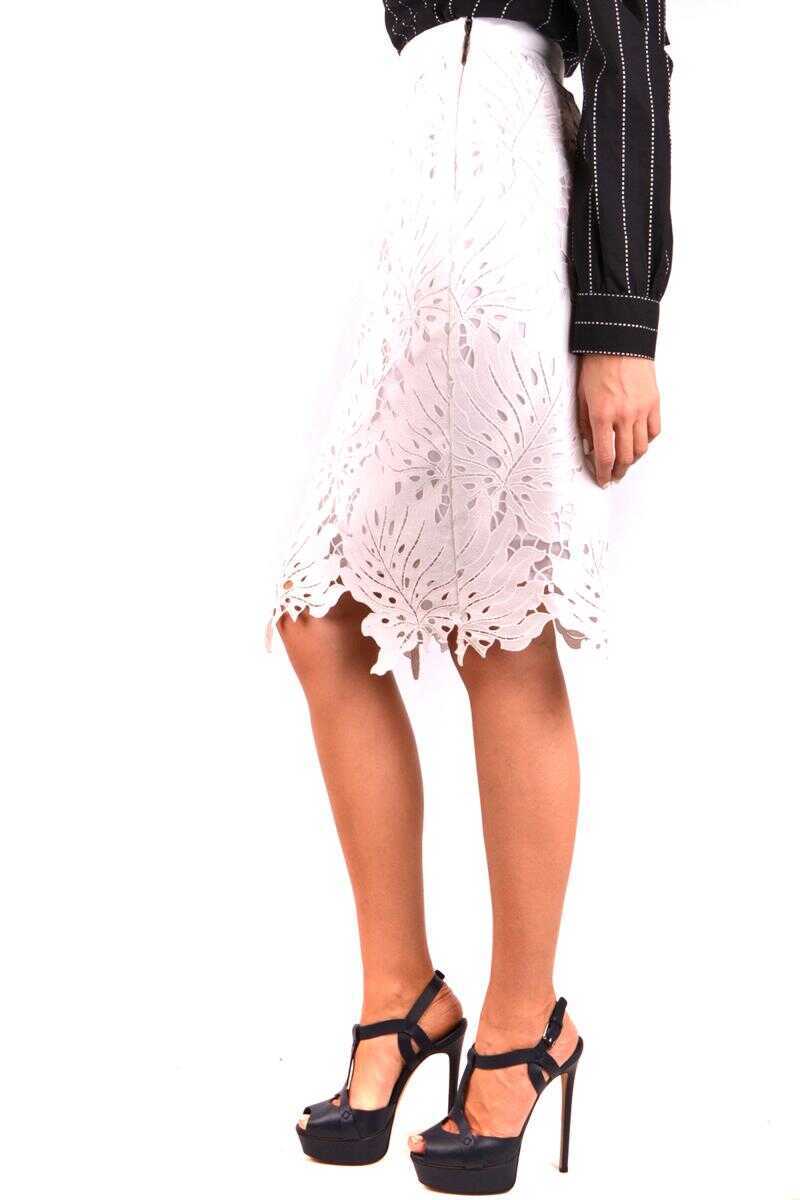 Fuste MSGM Msgm Skirts WHITE Femei (BM 10757338) 3