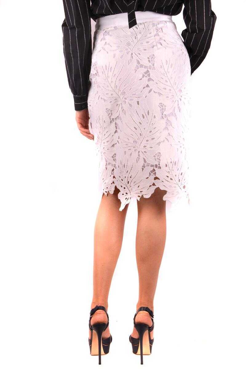 Fuste MSGM Msgm Skirts WHITE Femei (BM 10757338) 4