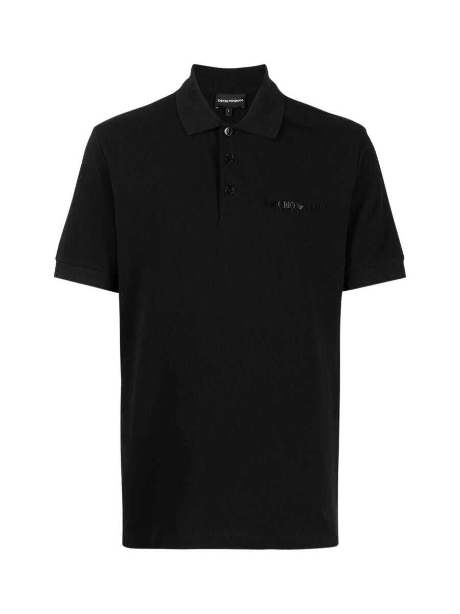 EA7 EA7 EMPORIO ARMANI POLO SHIRT CLOTHING Black