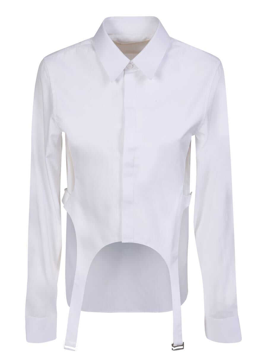 DION LEE DION LEE SHIRTS White