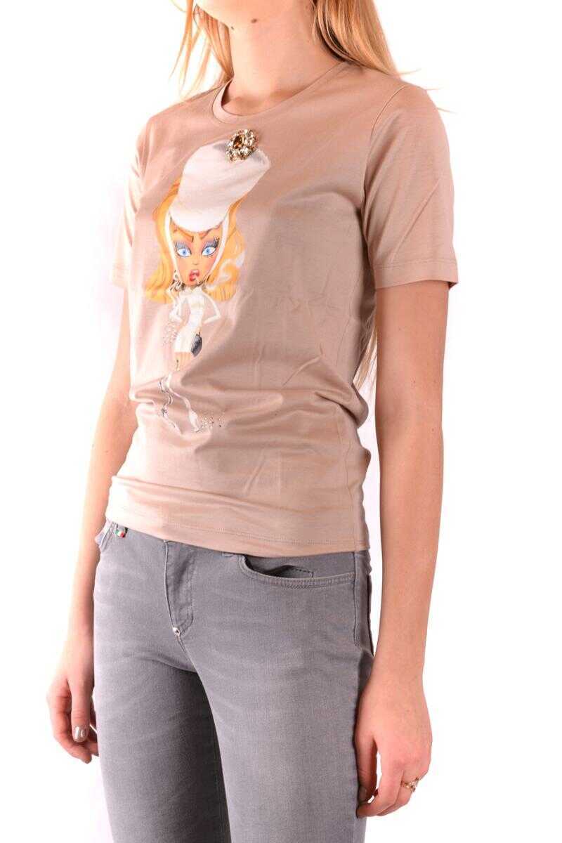 Tricouri DSQUARED2 DSQUARED2 Tshirt Short Sleeves Beige Femei (BM 10758892) 3