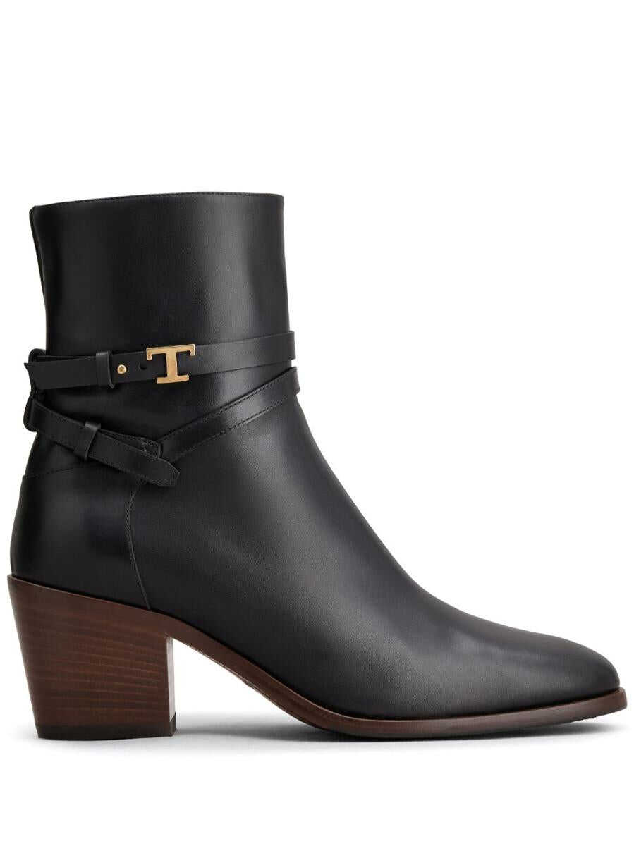 Poze TOD'S TOD'S Leather boots Black