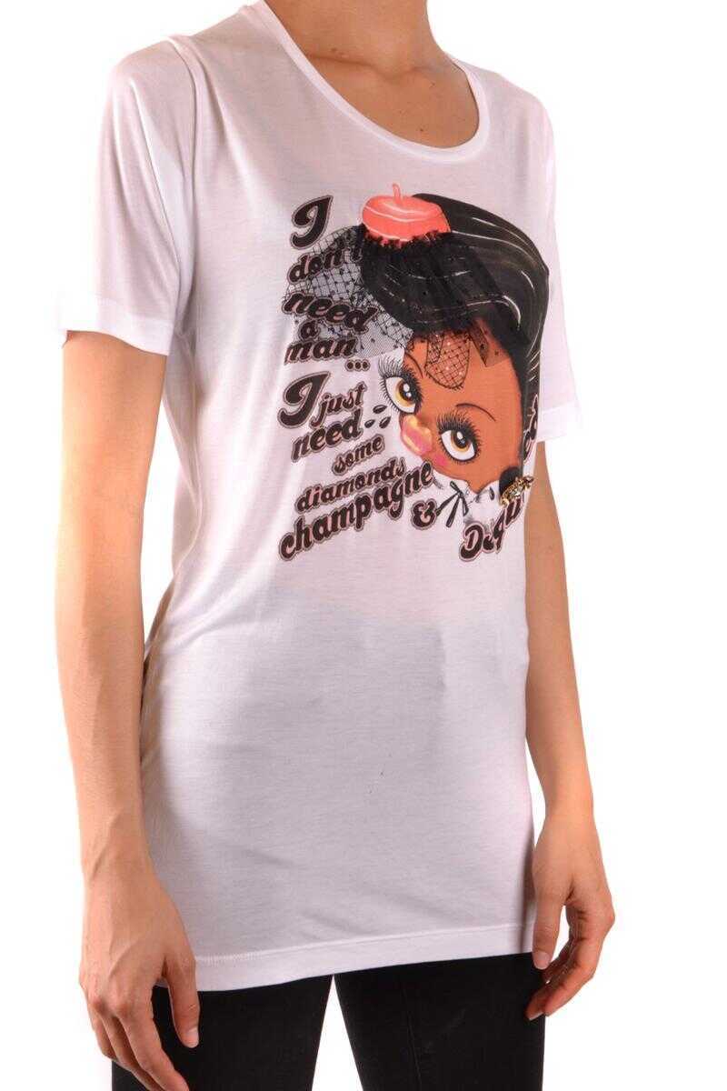 Tricouri DSQUARED2 DSQUARED2 Tshirt Short Sleeves WHITE Femei (BM 10762420) 2