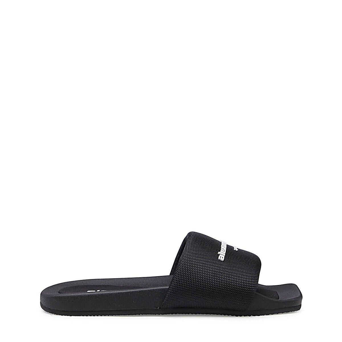 Alexander Wang ALEXANDER WANG BLACK RUBBER SLIDERS BLACK