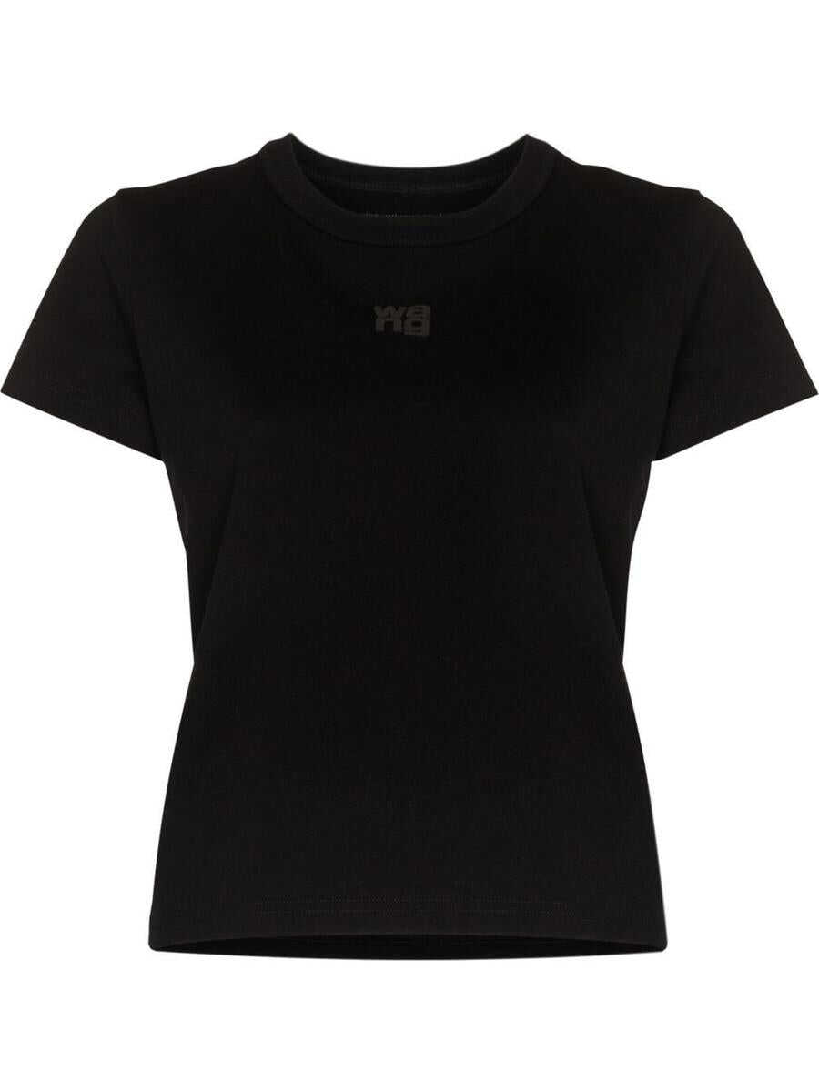 Alexander Wang ALEXANDER WANG Logo-print t-shirt BLACK