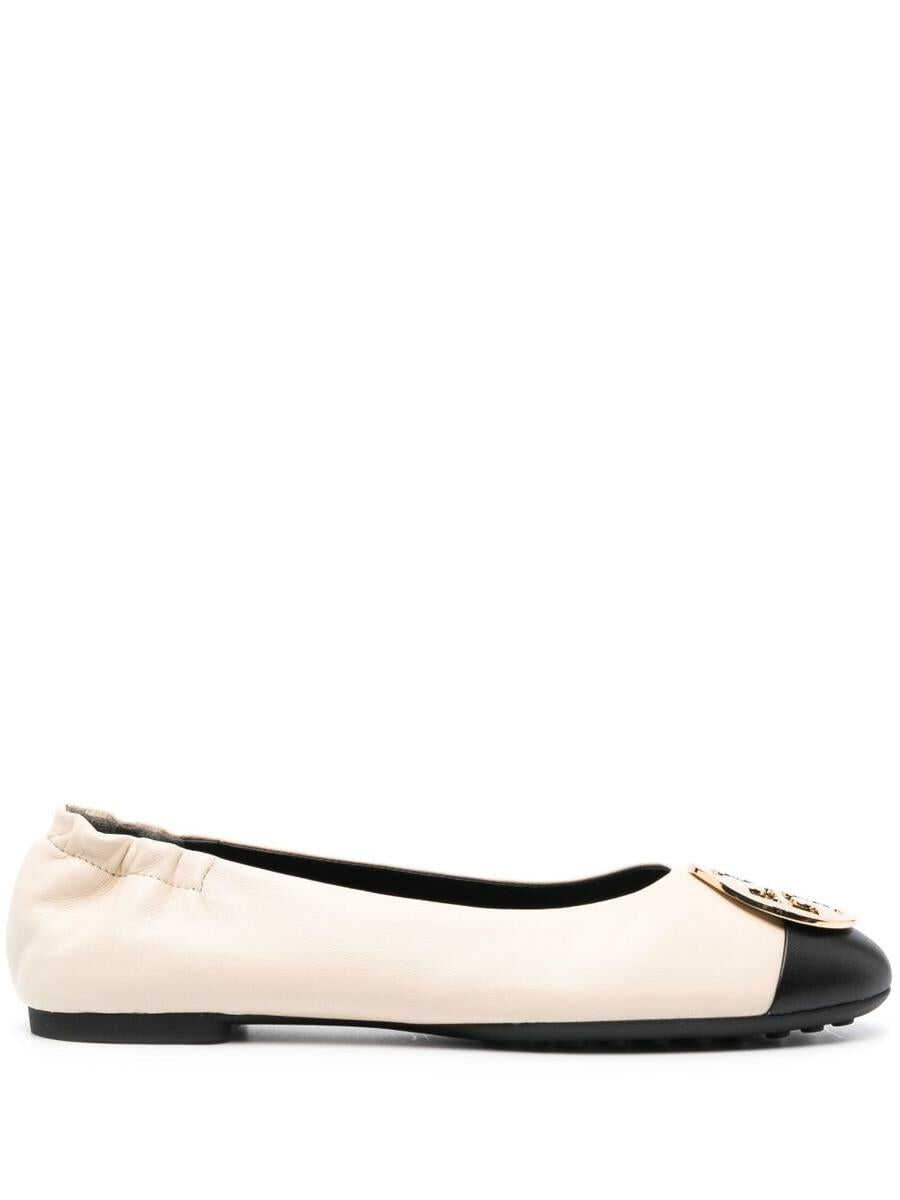 Tory Burch TORY BURCH Claire leather ballet flats Black