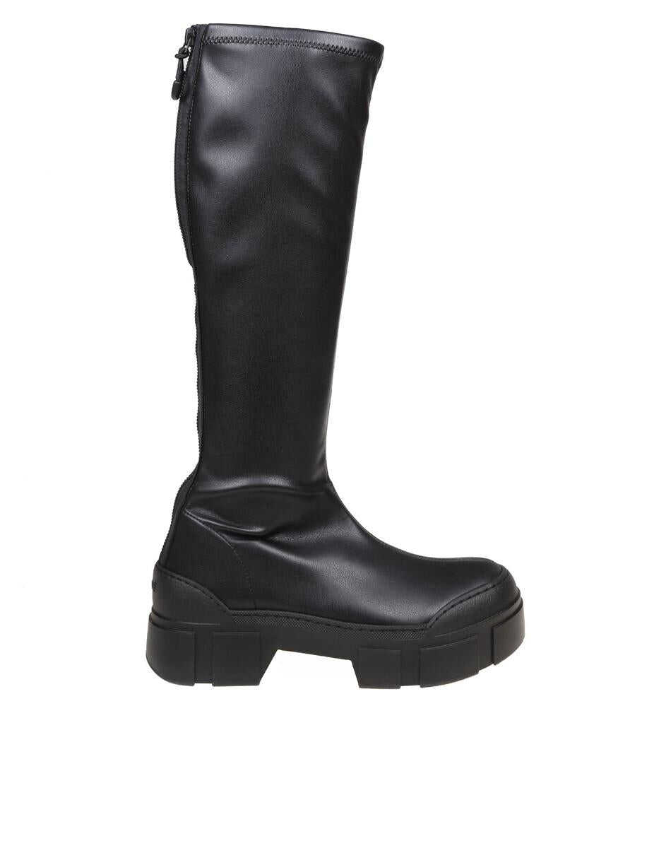 VIC MATIE VIC MATIE BOOT IN SOFT LEATHER Black