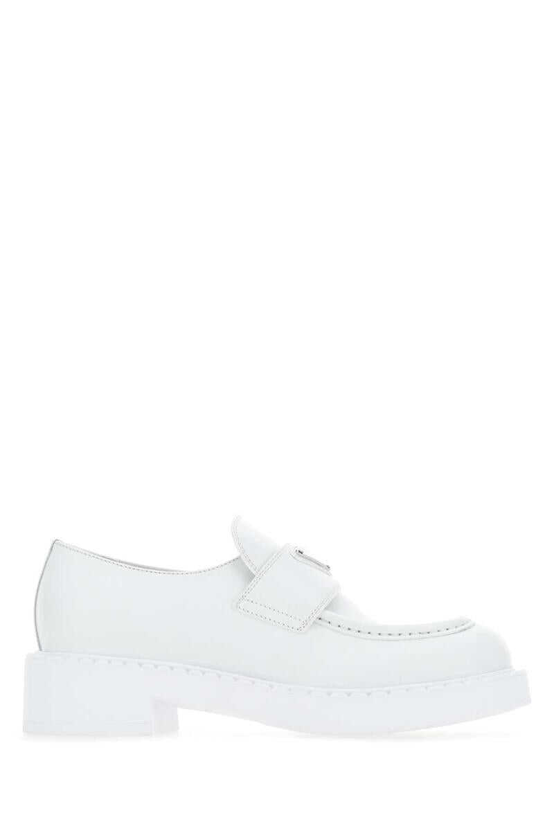 Prada PRADA LOAVERS WHITE