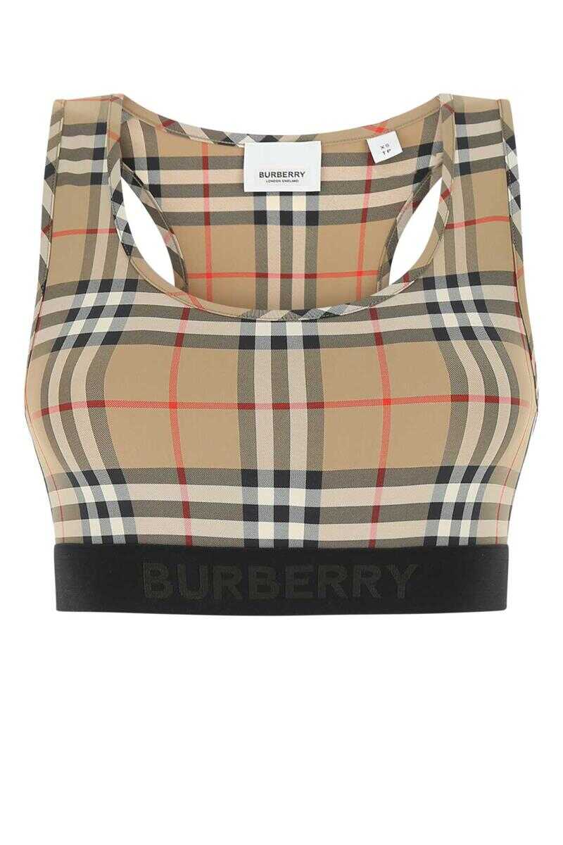 Burberry Burberry Top Beige Checked