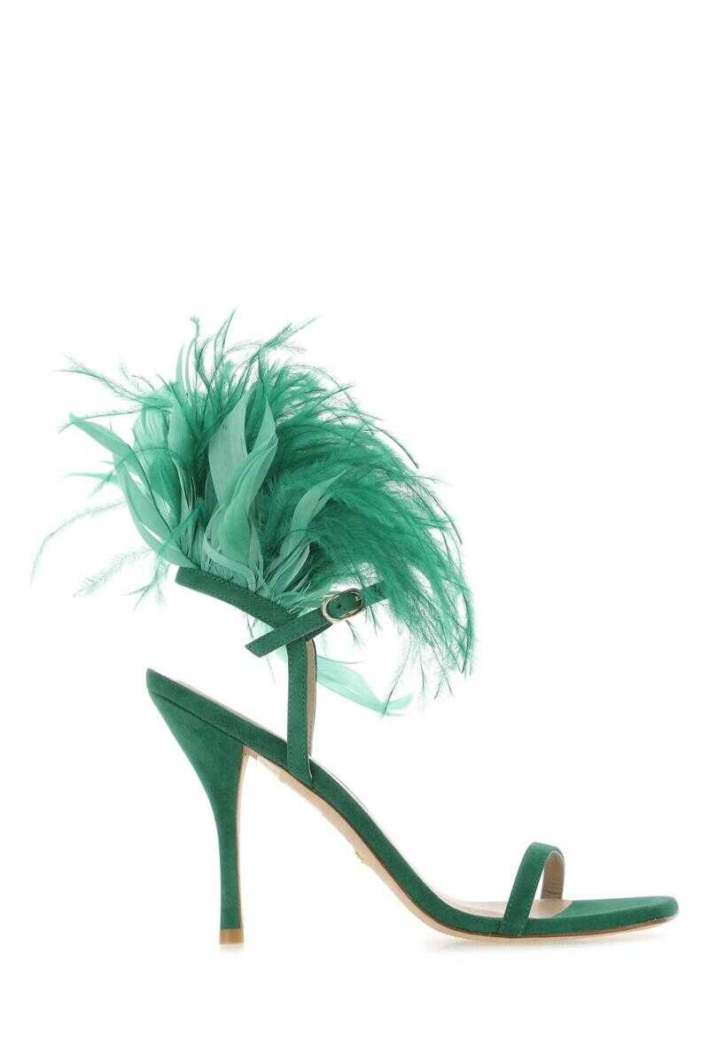 Stuart Weitzman STUART WEITZMAN SANDALS GREEN