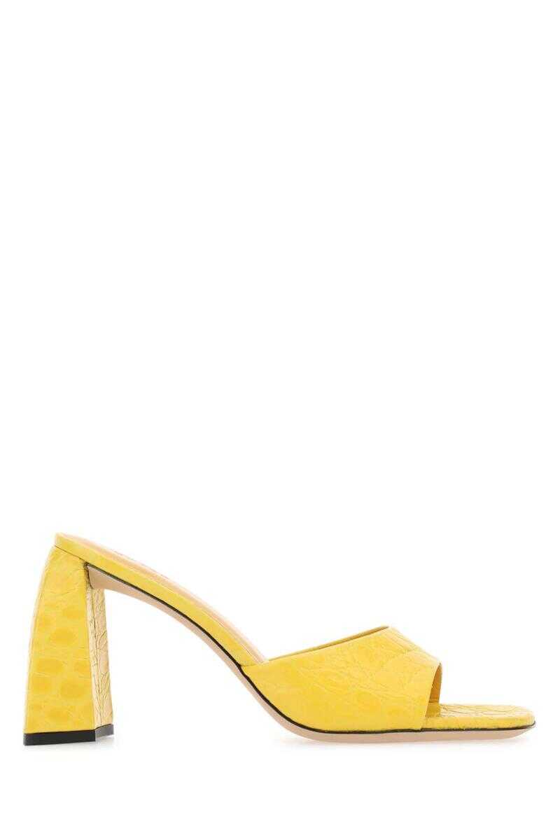 BY FAR BY FAR SANDALS YELLOW