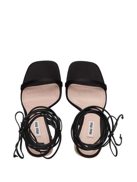 Sandale Miu Miu Miu Miu Sandals Black Femei (BM 10782262) 4