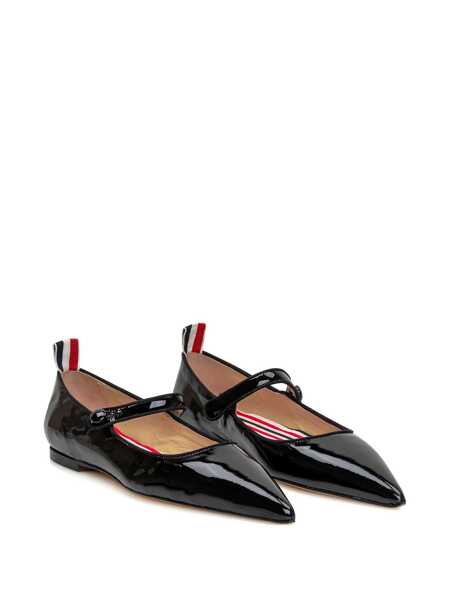 Sandale Thom Browne Thom Browne Pointed Ballerina Black Femei (BM 10783021) 2