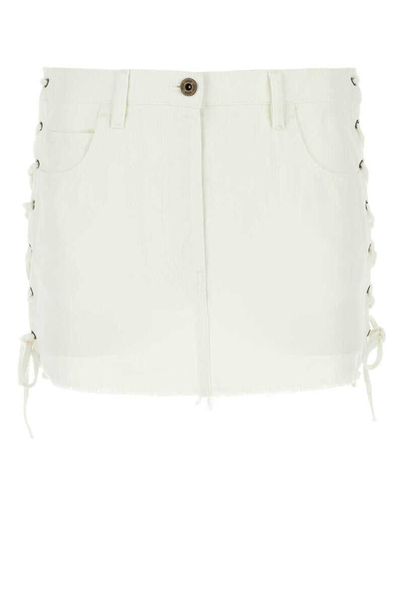 Miu Miu MIU MIU SKIRTS WHITE