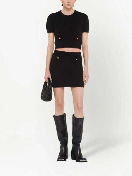 Fuste Miu Miu Miu Miu Skirts Black Femei (BM 10783375) 2