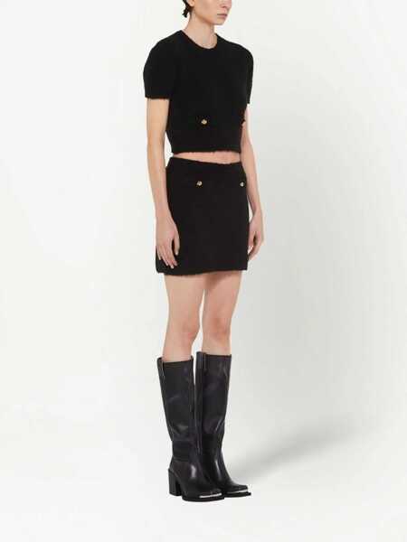 Fuste Miu Miu Miu Miu Skirts Black Femei (BM 10783375) 3