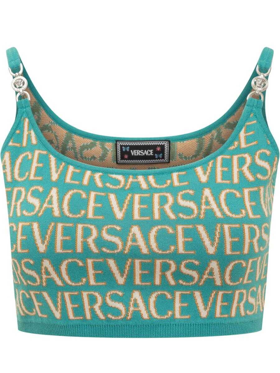 Versace VERSACE Knitted Tops BLUE