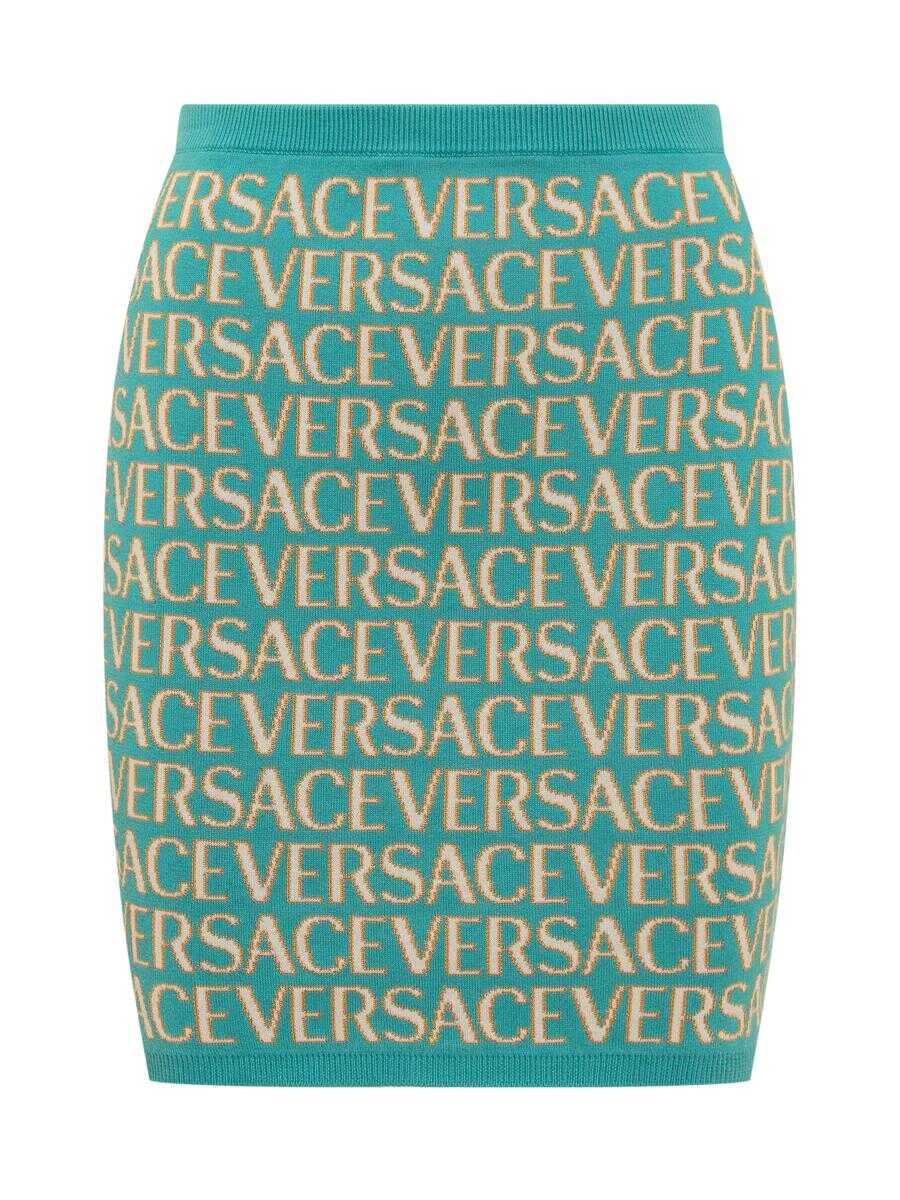 Versace VERSACE Versace Allover Skirt BLUE