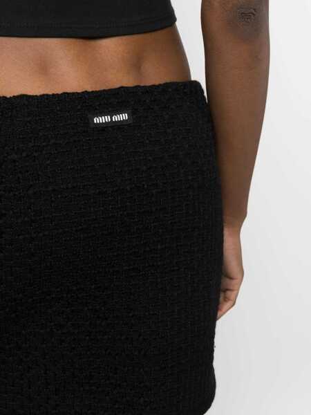Fuste Miu Miu Miu Miu Skirts Black Femei (BM 10789195) 5