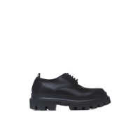 Mocasini DOLCE & GABBANA BLACK LEATHER DERBY SHOES Barbati