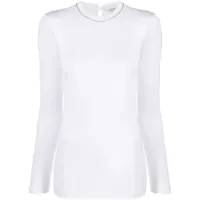 Tricouri Brunello Cucinelli 'Shiny Collar' T-Shirt Femei