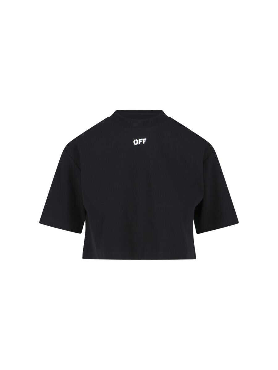 Off-White Off-White T-shirts and Polos Black Nero