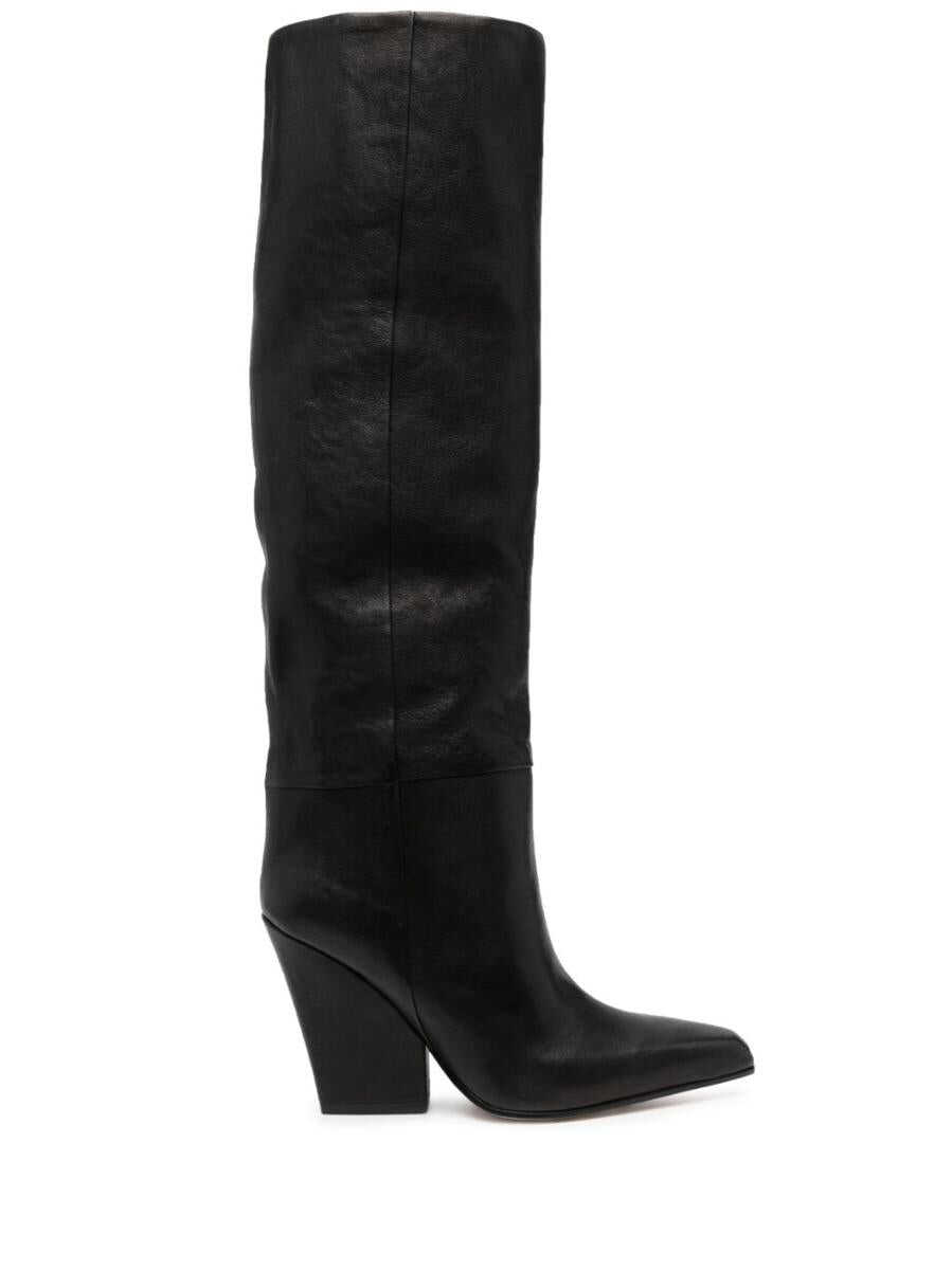 Poze Paris Texas PARIS TEXAS Leather heel boots Black