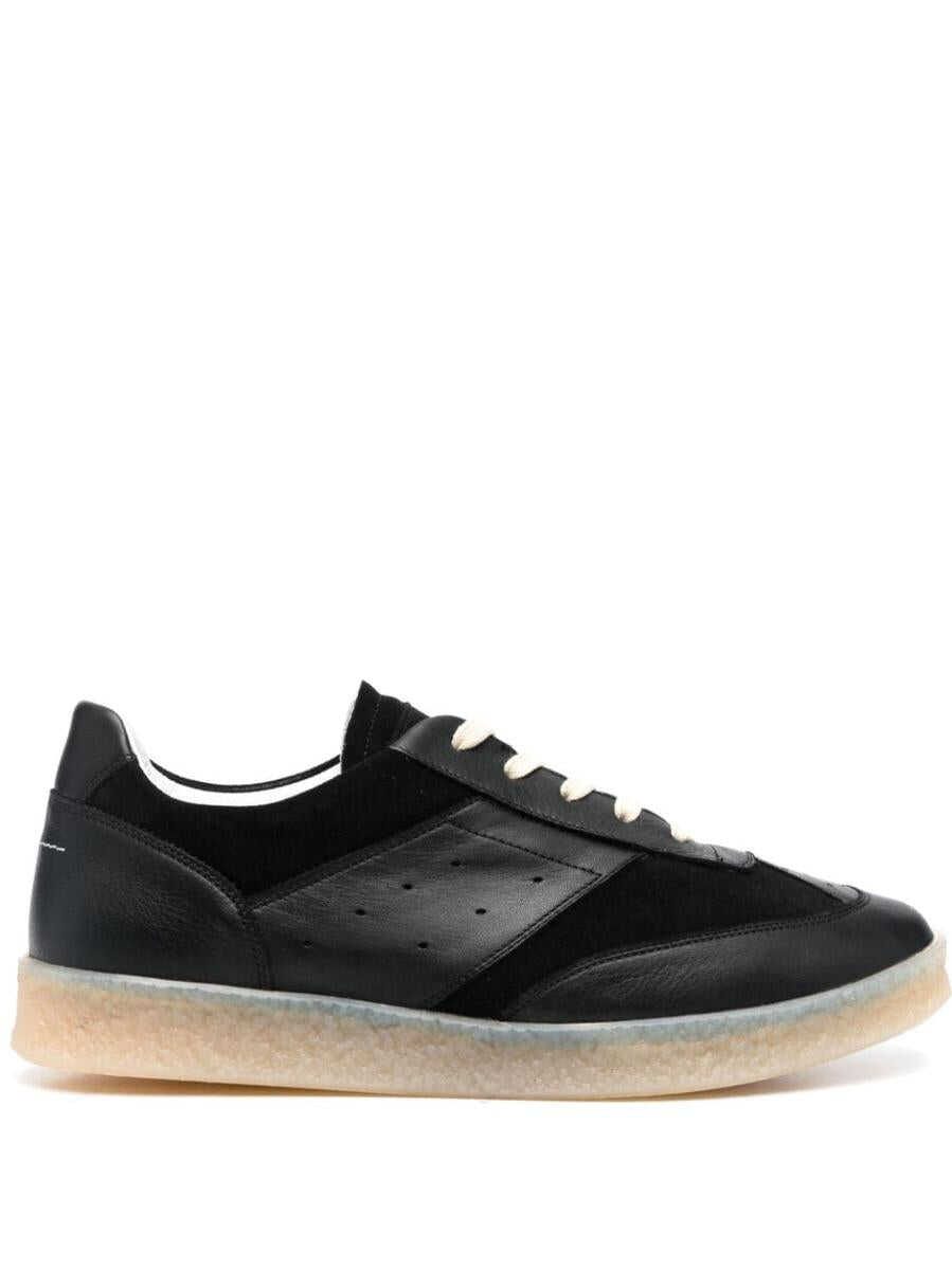 MM6 Maison Margiela MM6 MAISON MARGIELA Leather sneakers Black