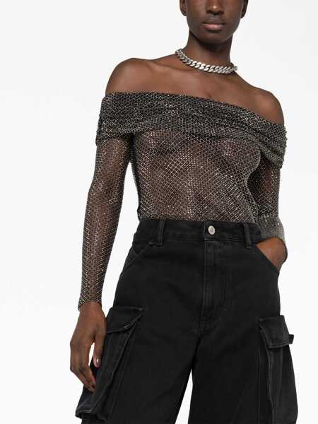 Topuri Self-Portrait Self-Portrait Top Black Femei (BM 10797112) 5