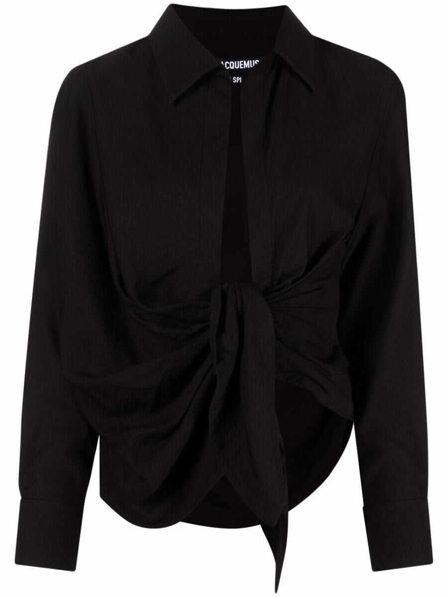 JACQUEMUS JACQUEMUS La Chemise Bahia shirt Black