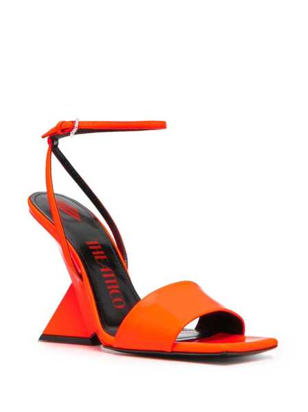 Pantofi cu toc THE ATTICO The Attico Cheope Synthetic Patent Sandals ORANGE Femei (BM 10797373) 2