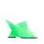 THE ATTICO The Attico Cheope Suede Mules GREEN