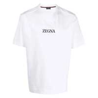 Tricouri Zegna Logo T-Shirt Barbati