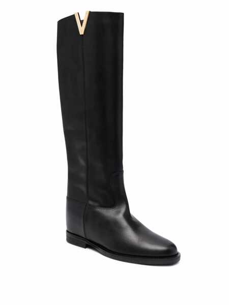 Bocanci Via Roma 15 Via Roma 15 Boots Black Femei (BM 10803478) 2