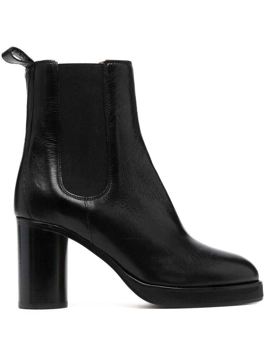 Poze Isabel Marant ISABEL MARANT Lalix leather ankle boots Black