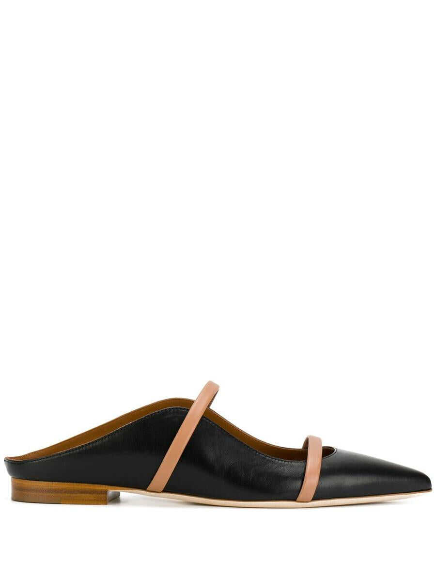 MALONE SOULIERS MALONE SOULIERS Maureen leather slippers BLACK