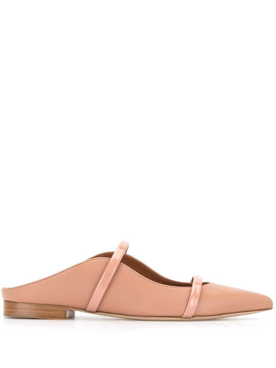 MALONE SOULIERS MALONE SOULIERS Maureen leather slippers POWDER