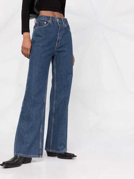 Blugi RE/DONE Re/Done Jeans RUSTICINDIGO Femei (BM 10821574) 3