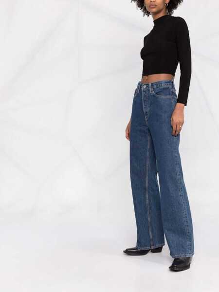 Blugi RE/DONE Re/Done Jeans RUSTICINDIGO Femei (BM 10821574) 4