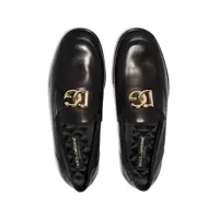 Mocasini Dolce & Gabbana pentru Barbati - Mocasini Dolce & Gabbana Dolce & Gabbana Ariosto Leather Slipper Black Barbati (BM 10822147) - B-mall.ro