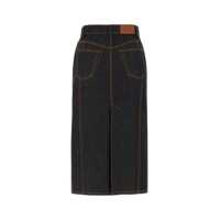 Fuste Alexander McQueen Dama - Fuste Alexander McQueen ALEXANDER MCQUEEN SKIRTS DARKRINSED Femei (BM 10825078) - B-mall.ro
