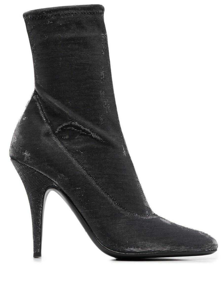 Giuseppe Zanotti GIUSEPPE ZANOTTI Leather heel ankle boots Black