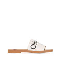 Sandale CHLOÉ Woody leather flat sandals Femei