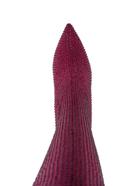 Bocanci GEDEBE Gedebe Crystal Embellishment Heel Boots Red Femei (BM 10828249) 4