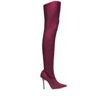 Bocanci Gedebe Crystal Embellishment Heel Boots Femei