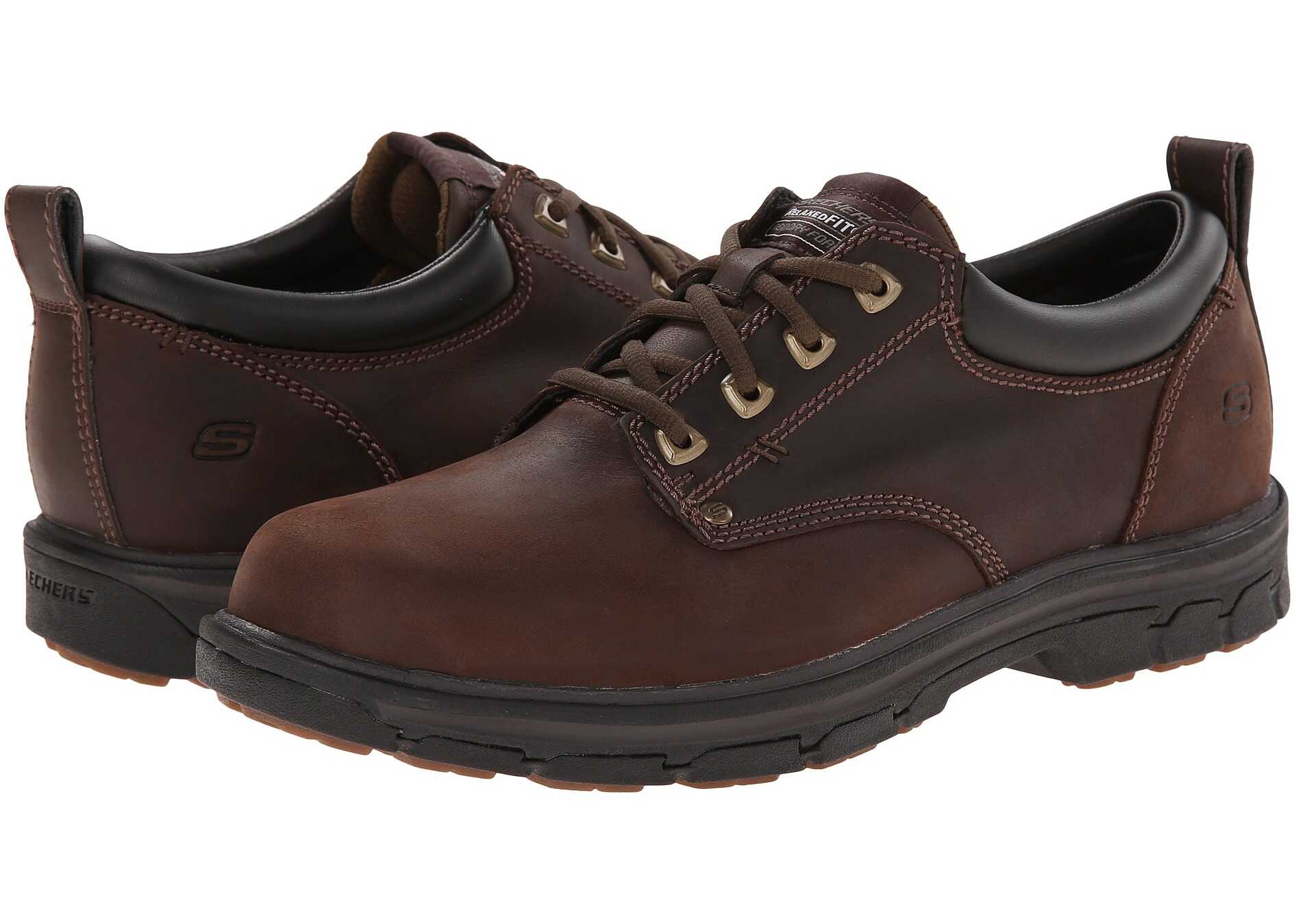 Pantof SKECHERS Segment Relaxed Fit Oxford Brown