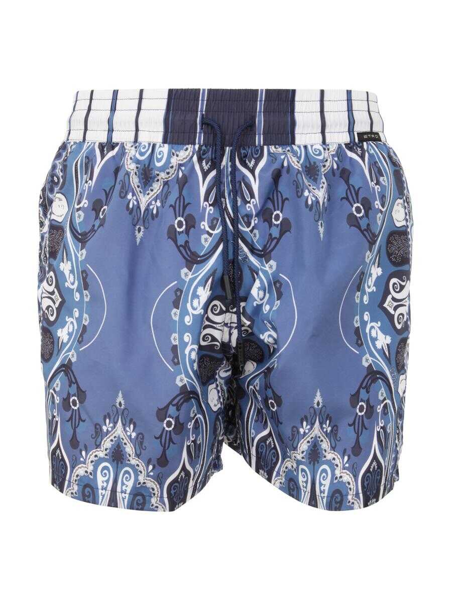 ETRO ETRO SWIMSHORTS CLOTHING Blue