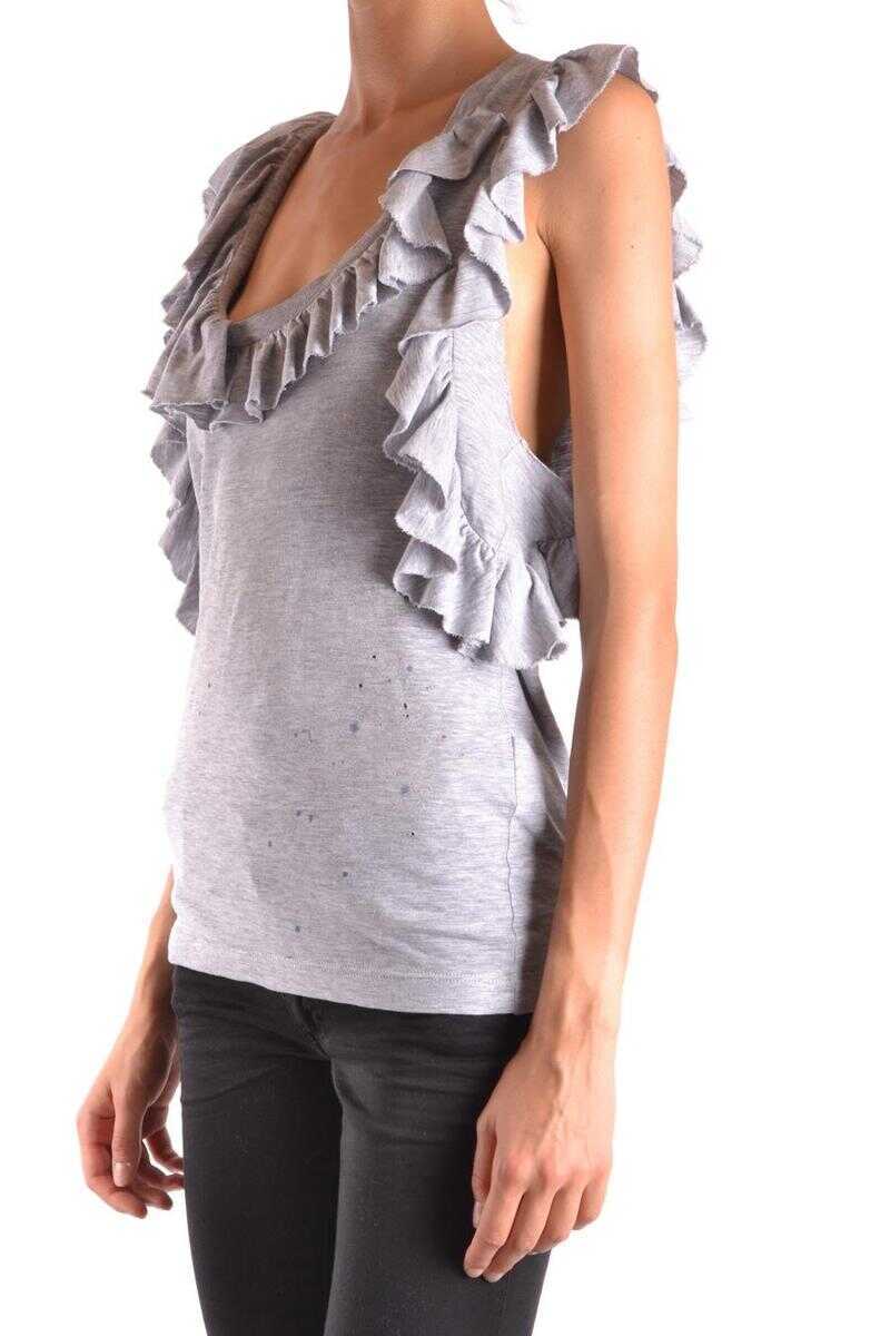 Topuri DSQUARED2 DSQUARED2 Tops GREY Femei (BM 10838839) 3